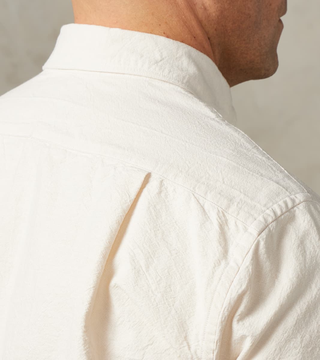 Japanese Amekaji Oxford Camper - Chalk