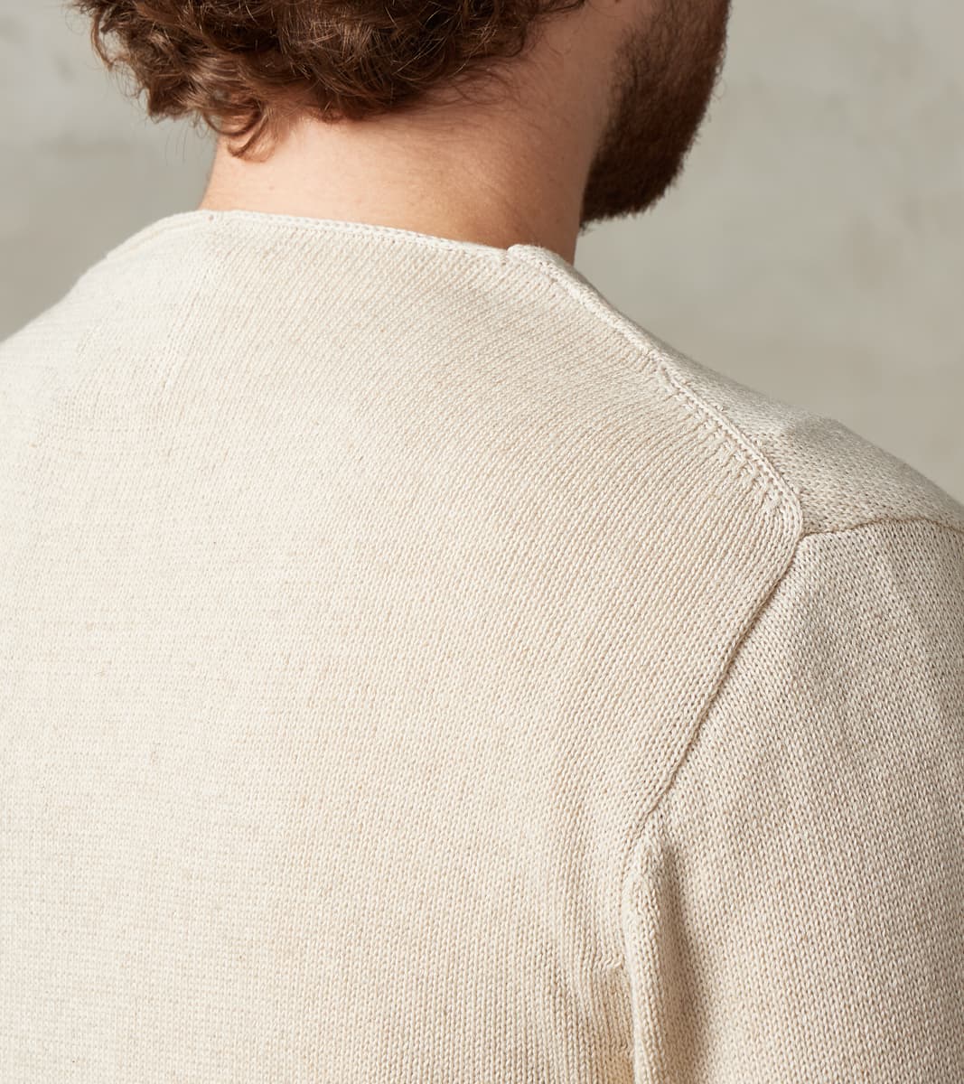 Harbour Cotton Linen Sweater - Seashell