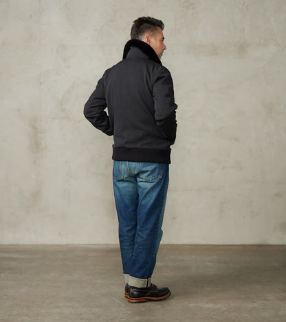 Winston Jacket - Fox Brothers® Military Serge - Charcoal Twill