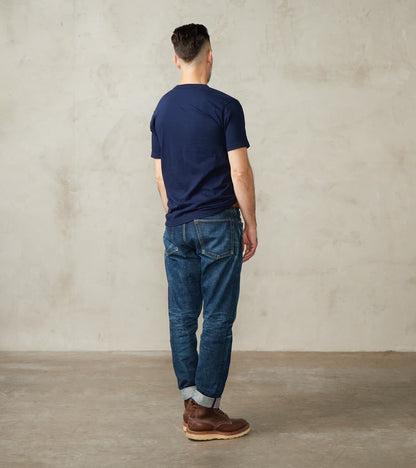 UTIL-NAV - UTILITEES Crew Neck T-Shirt - 5.5oz Loopwheel Navy