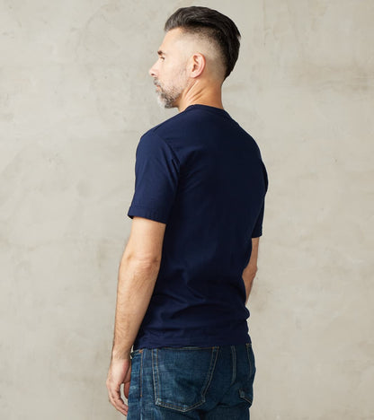UTIL-NAV - UTILITEES Crew Neck T-Shirt - 5.5oz Loopwheel Navy
