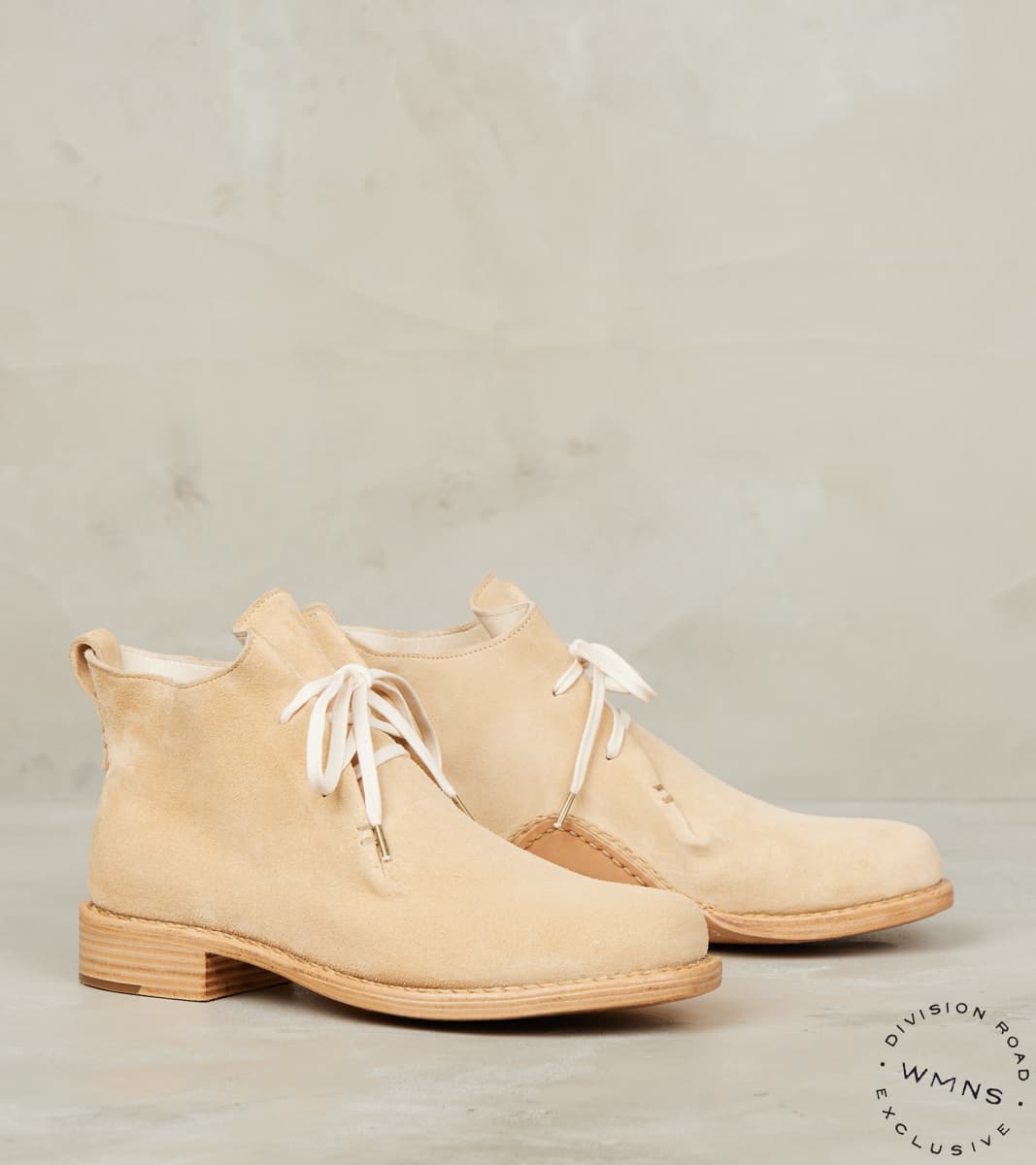 Arch Support Project x Division Road WMNs Double Fold - Leather ASP Sole - Sand Calf S…