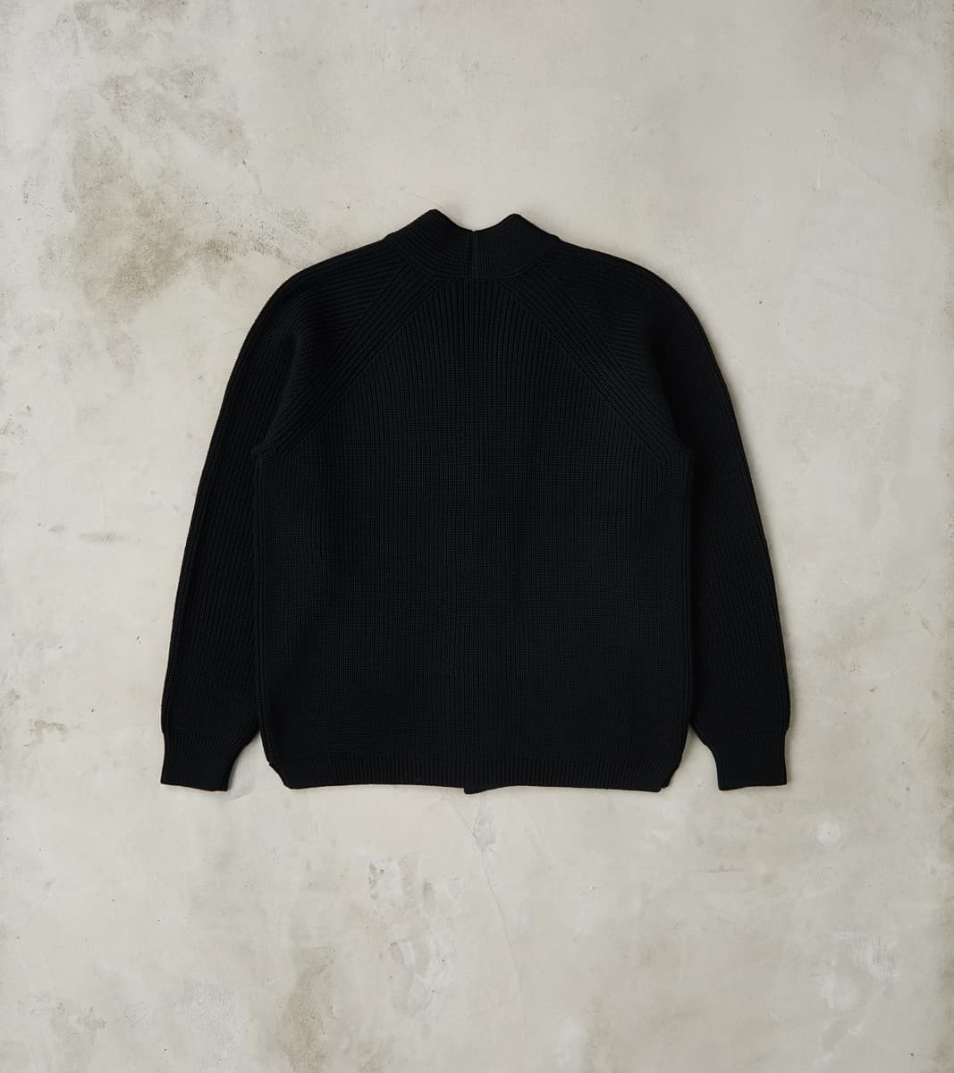 Signature 1-Button Cardigan Solid Wool Yarn Knit - Black