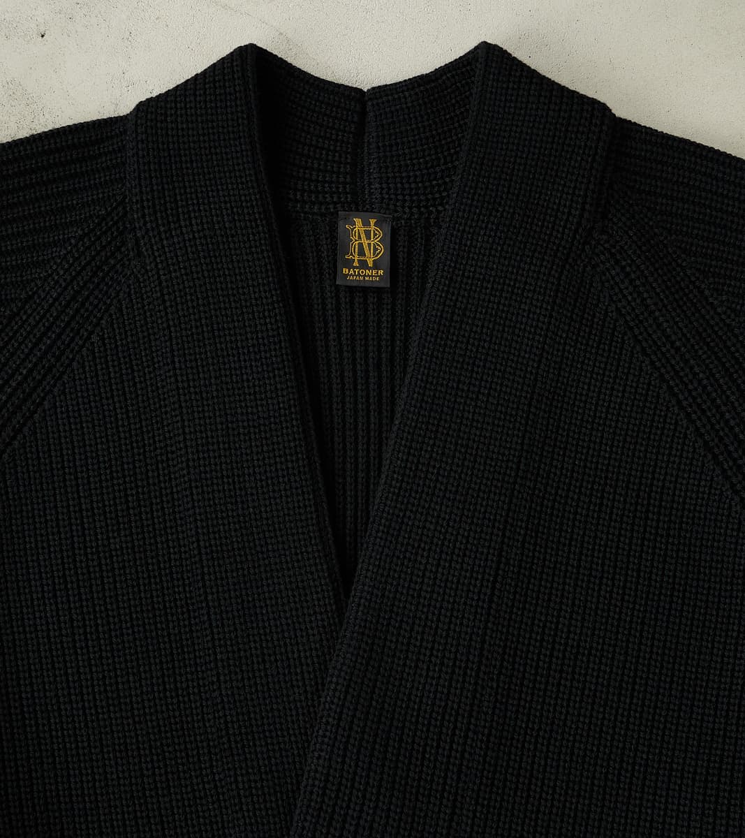 Signature 1-Button Cardigan Solid Wool Yarn Knit - Black