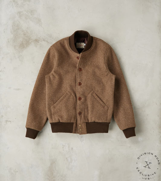 Dehen 1920 x Division Road Pilot Club Jacket - Fox Brothers® Great Coat Cloth - K…