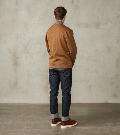 Casual Cardigan - Dark Tan