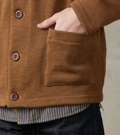 Casual Cardigan - Dark Tan