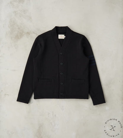 Dehen 1920 x Division Road Barrister Cardigan - Black