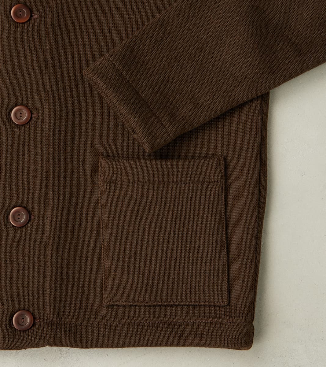 Casual Cardigan - Brown
