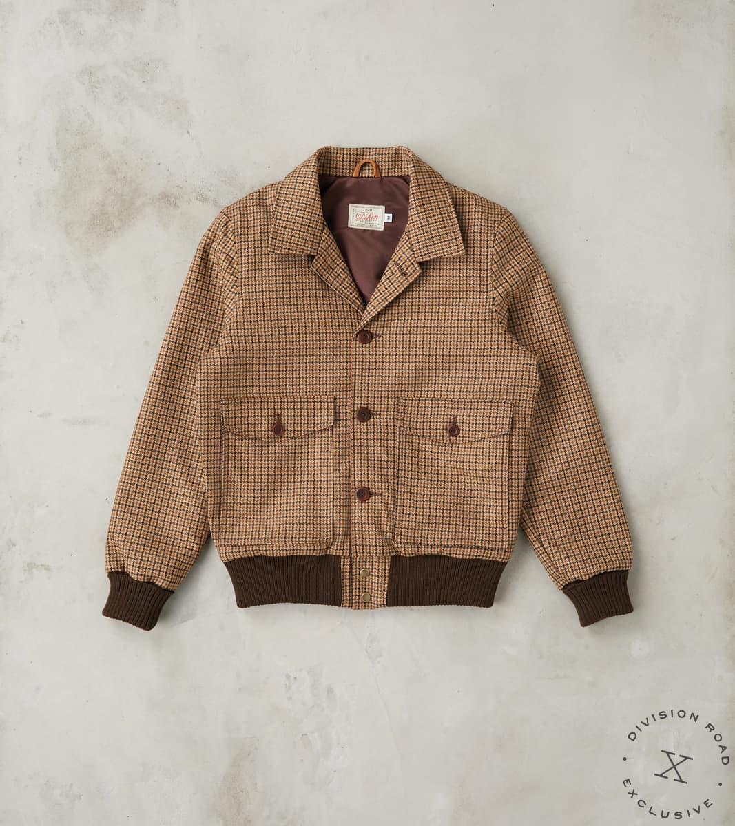 Dehen 1920 x Division Road Harrison Jacket - Fox Brothers® Flannel - Harvest Houn…