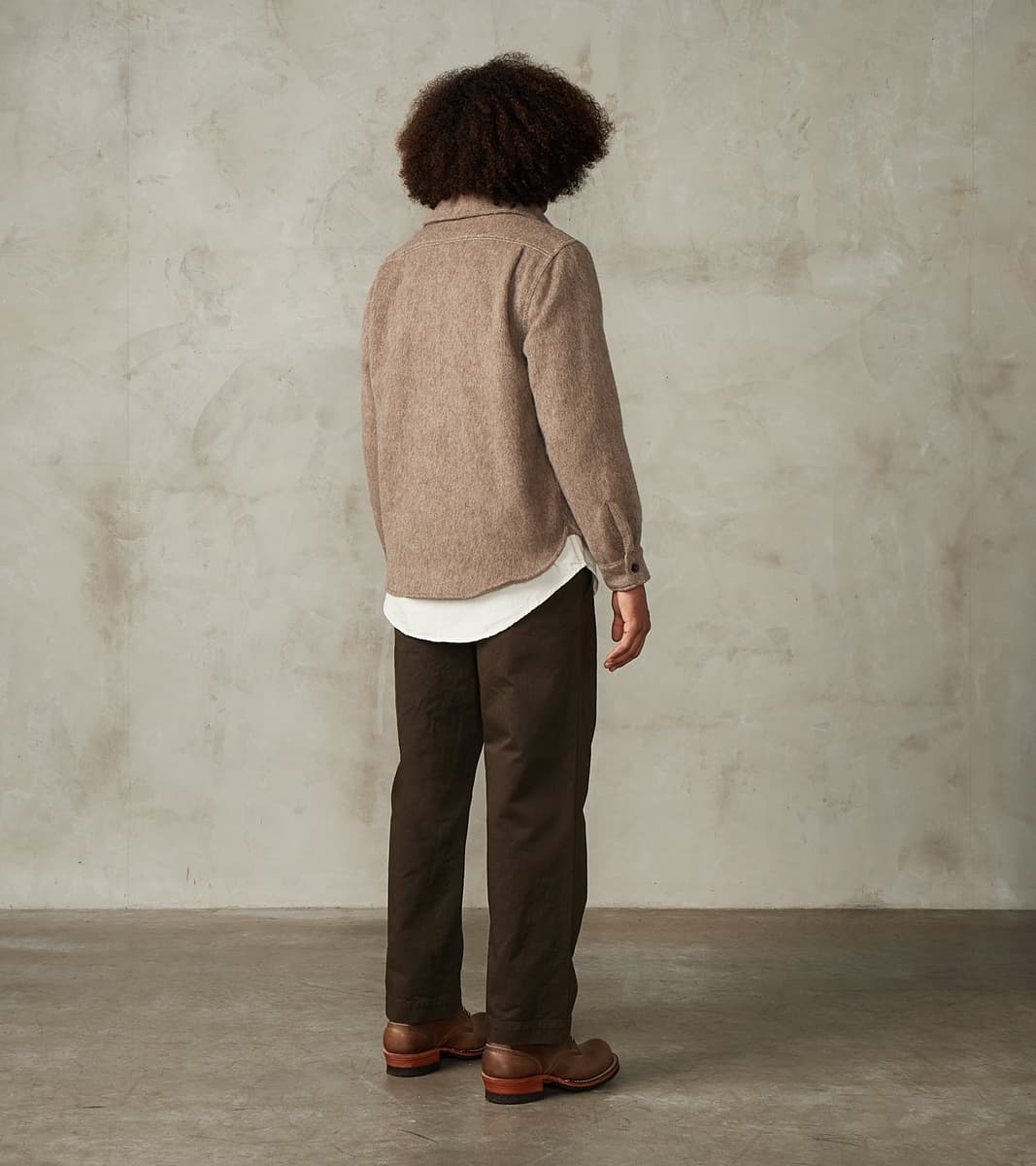 Smith 2608 Utility Pant - Wide Straight - Brown Serge Twill
