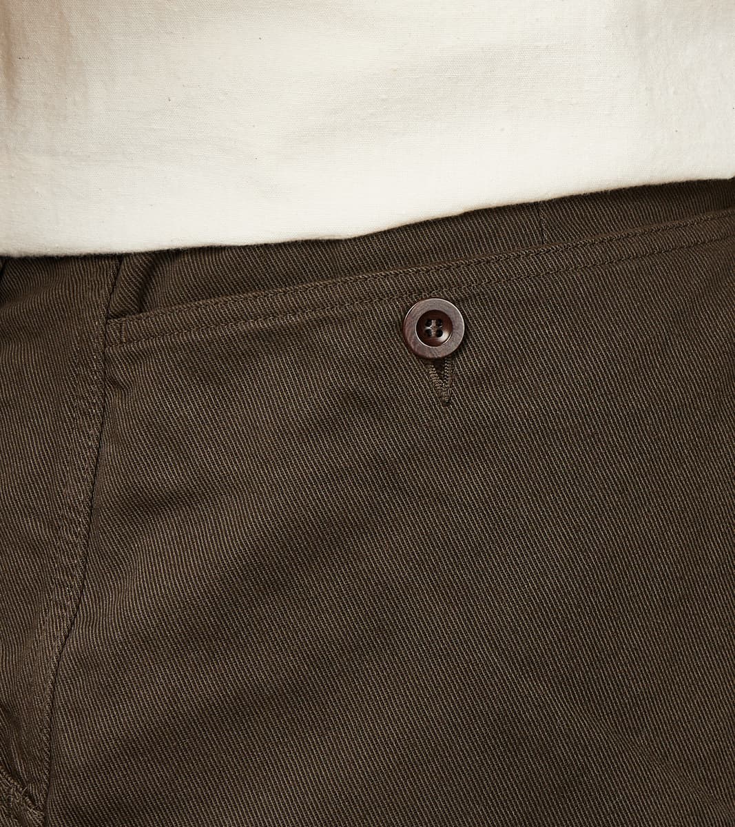 Smith 2608 Utility Pant - Wide Straight - Brown Serge Twill