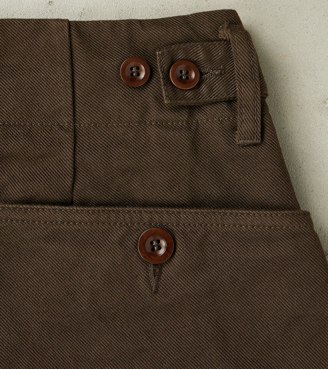 Smith 2608 Utility Pant - Wide Straight - Brown Serge Twill