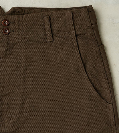 Smith 2608 Utility Pant - Wide Straight - Brown Serge Twill