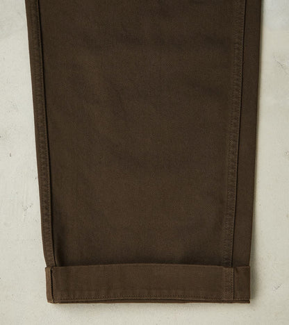 Smith 2608 Utility Pant - Wide Straight - Brown Serge Twill