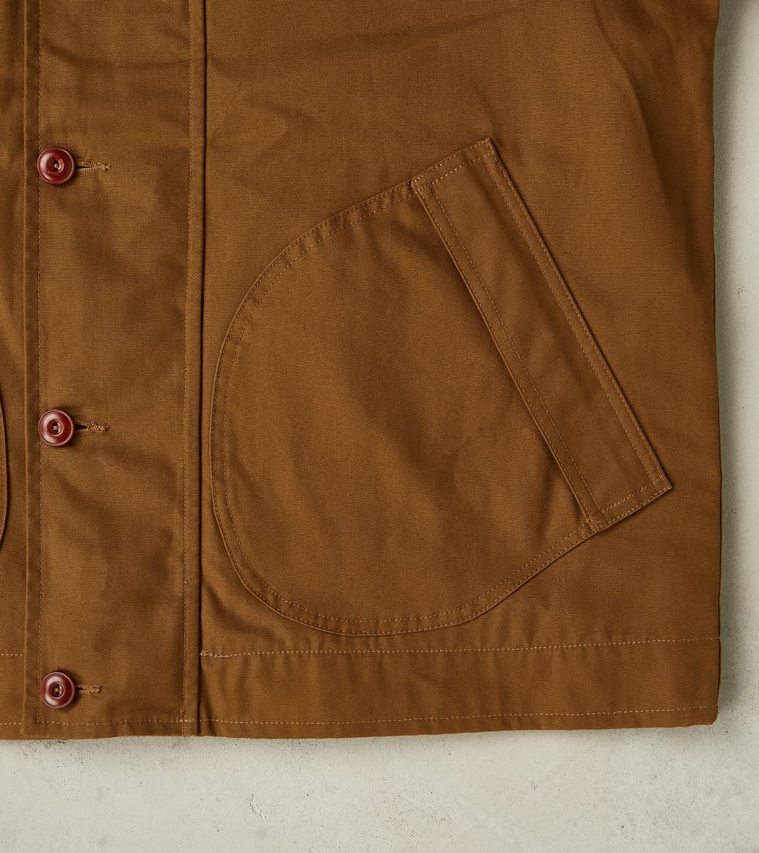 Dorset 2659 Raglan Hunting Jacket - Brown Waxed Canvas