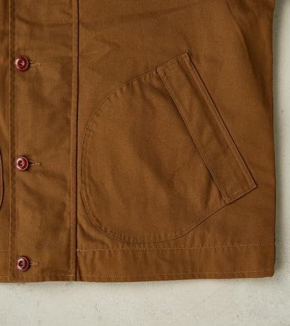 Dorset 2659 Raglan Hunting Jacket - Brown Waxed Canvas