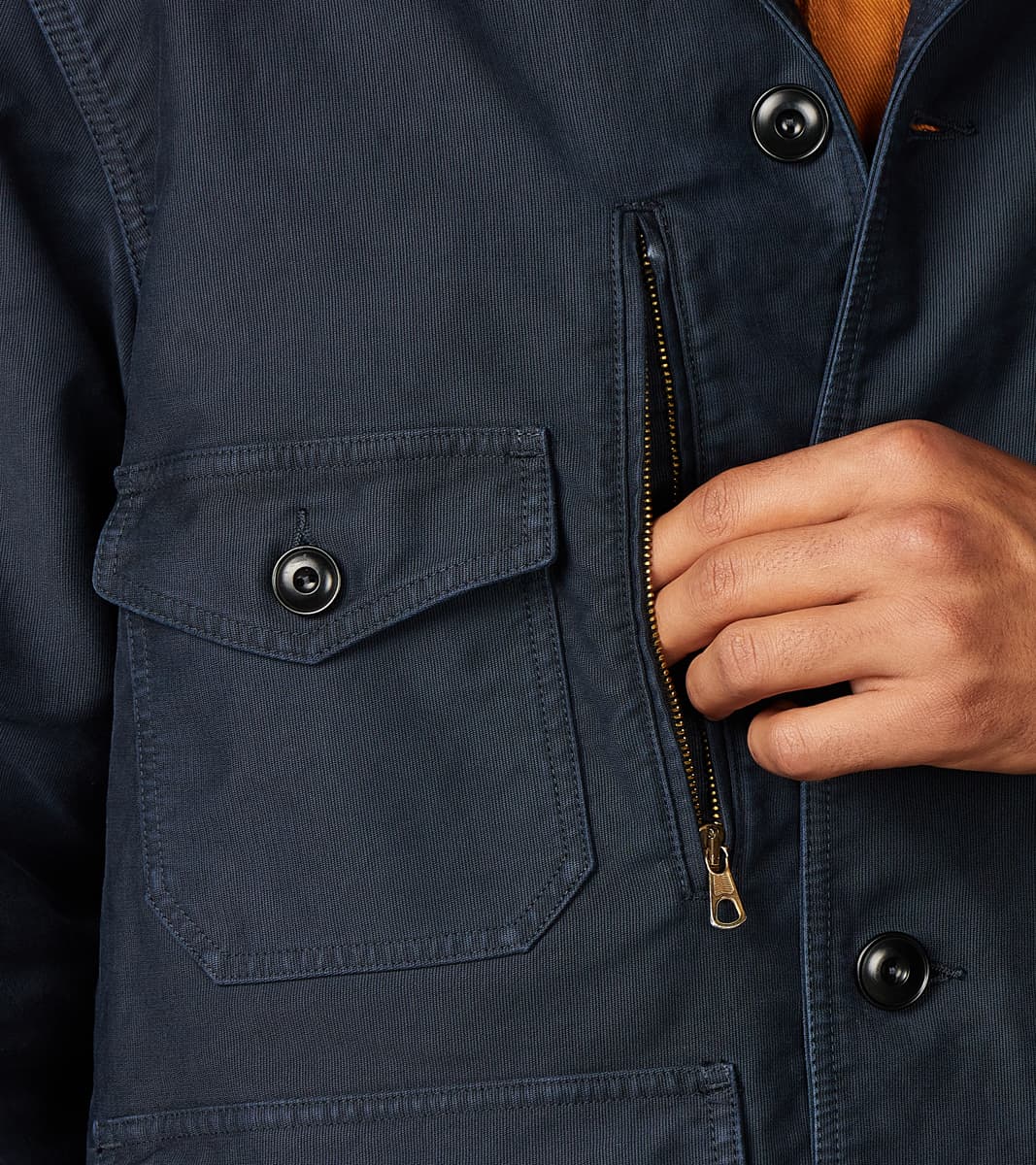 Stanton 2621 Military Utility Jacket - Navy Whipcord Twill
