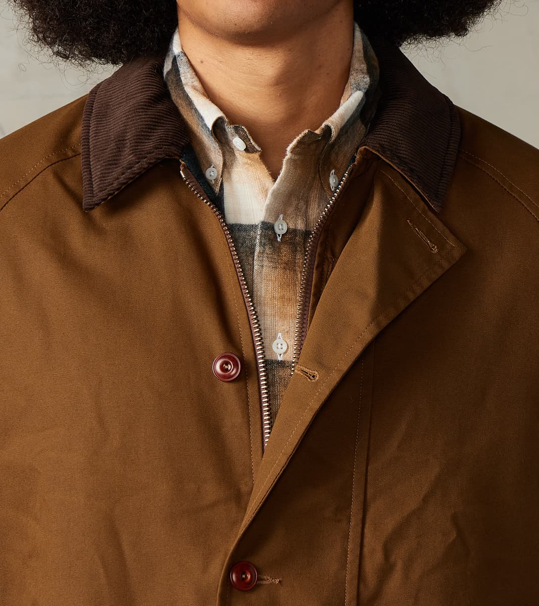 Dorset 2659 Raglan Hunting Jacket - Brown Waxed Canvas