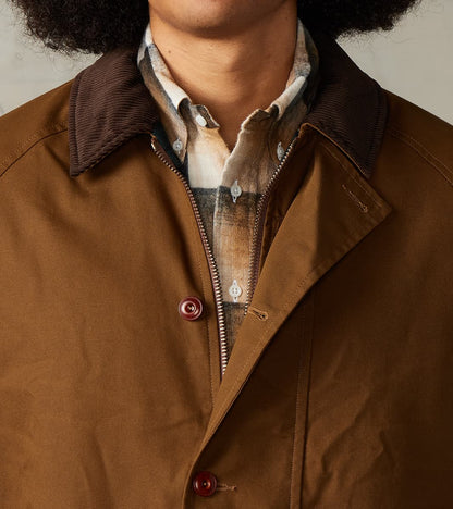 Dorset 2659 Raglan Hunting Jacket - Brown Waxed Canvas