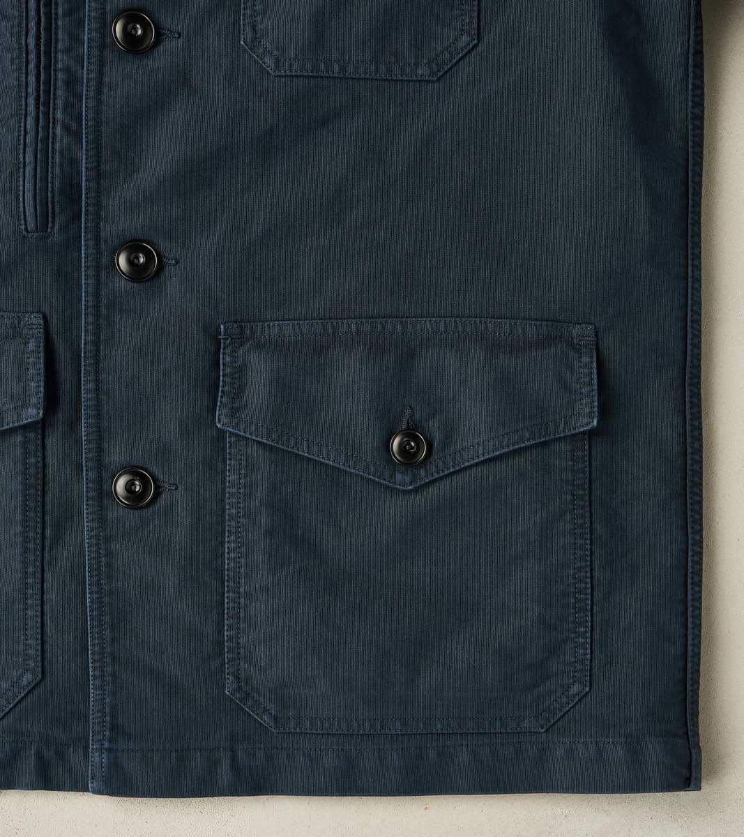 Stanton 2621 Military Utility Jacket - Navy Whipcord Twill