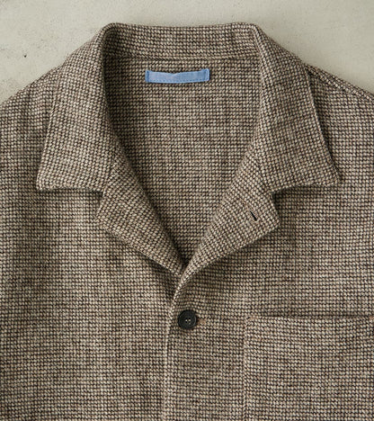 FxDR Tristan Work Jacket - Lovat® Sonsie Tweed Twill - Undyed Ash Barleycorn