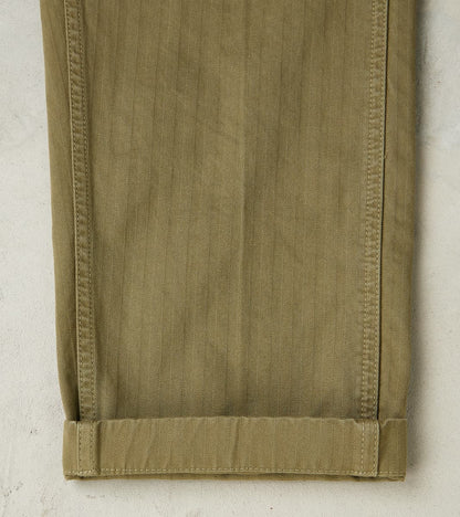 New Fatigue Trouser - Sage Herringbone Twill