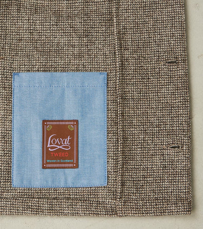 FxDR Tristan Work Jacket - Lovat® Sonsie Tweed Twill - Undyed Ash Barleycorn