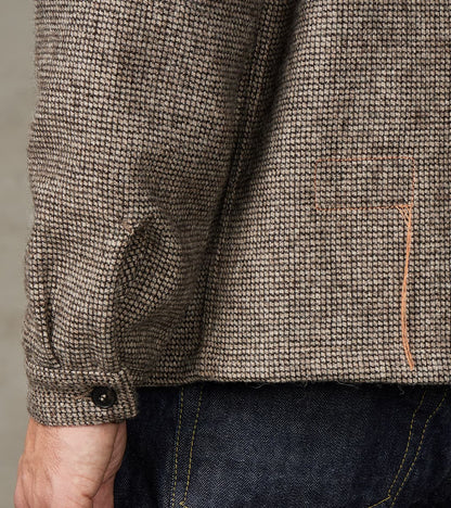 FxDR Tristan Work Jacket - Lovat® Sonsie Tweed Twill - Undyed Ash Barleycorn