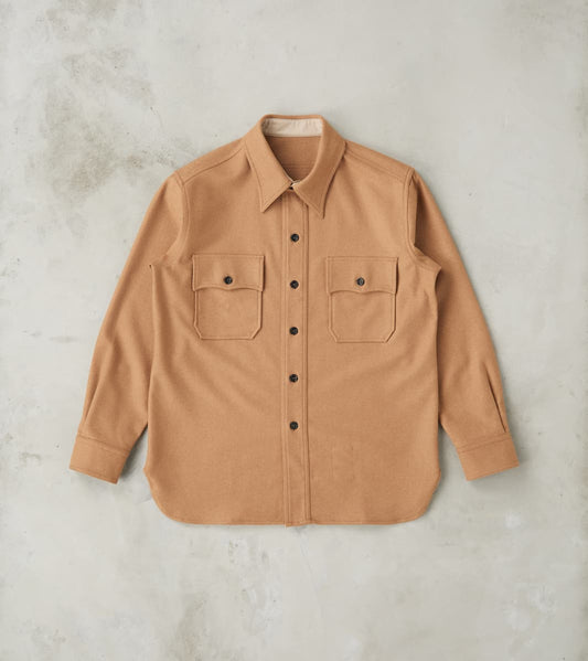 Fortela CPO 2.0 Shirt - Camel Wool Twill