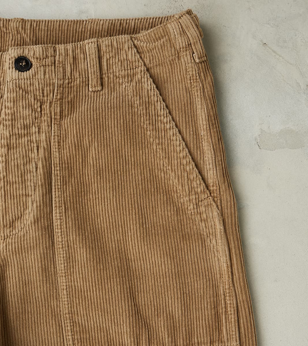 New Fatigue Trouser - Khaki Corduroy