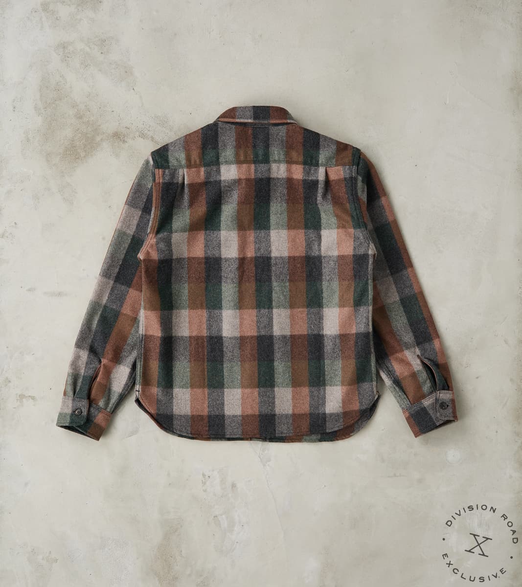 Benson - Fox Brothers® x Division Road Twill Flannel - Forest Hunter Check