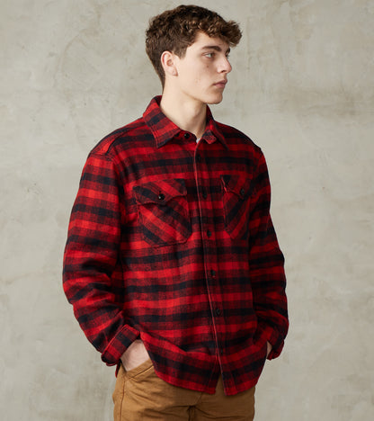 Freenote Cloth Scout - Japanese Flannel - Furnace Red Plaid
