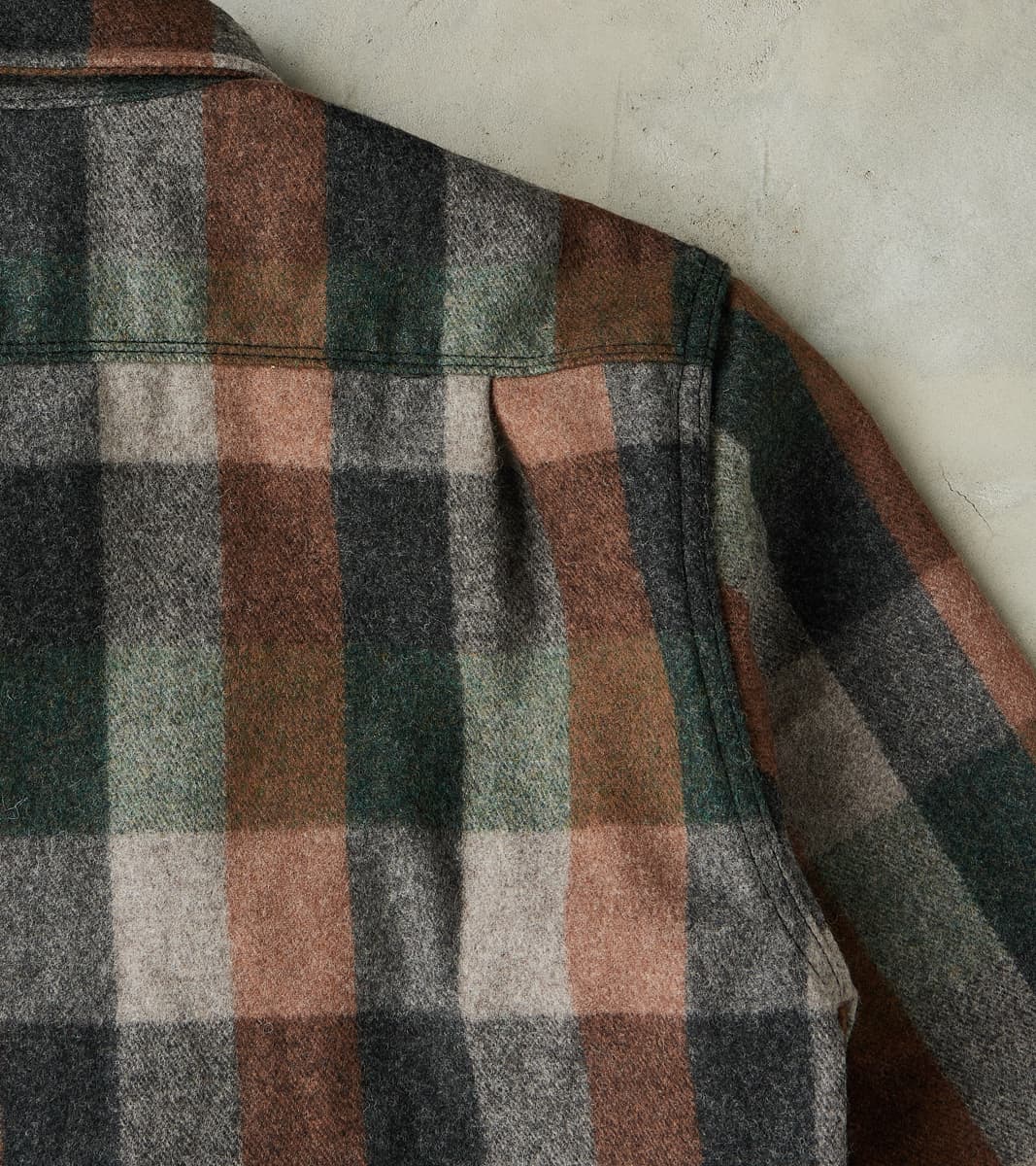 Benson - Fox Brothers® x Division Road Twill Flannel - Forest Hunter Check