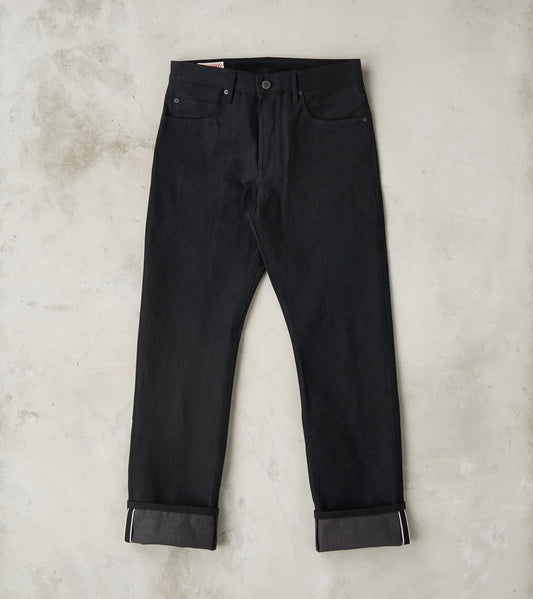 Freenote Cloth Belford - Straight - 14.25oz Black x Grey
