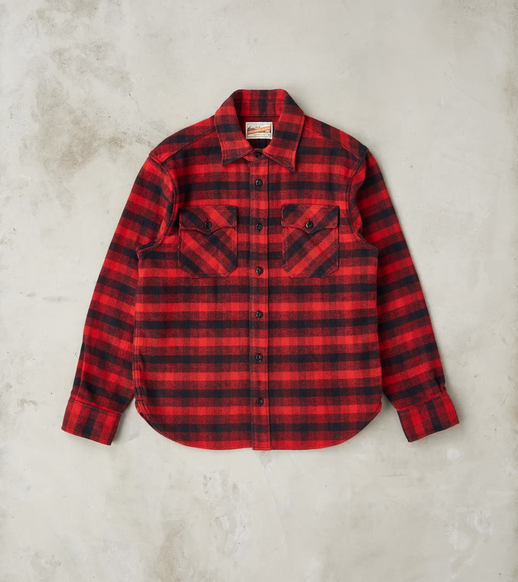 Freenote Cloth Scout - Japanese Flannel - Furnace Red Plaid