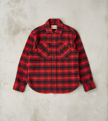 Freenote Cloth Scout - Japanese Flannel - Furnace Red Plaid