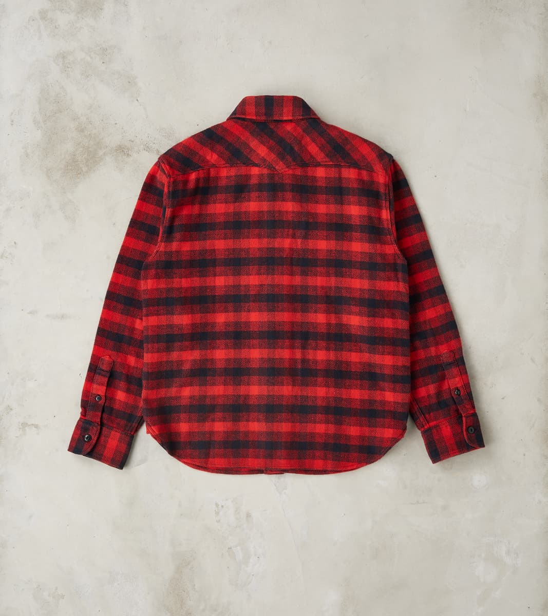 Scout - Japanese Flannel - Furnace Red Plaid
