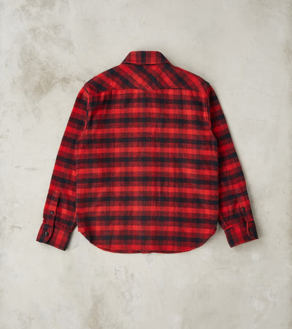 Scout - Japanese Flannel - Furnace Red Plaid