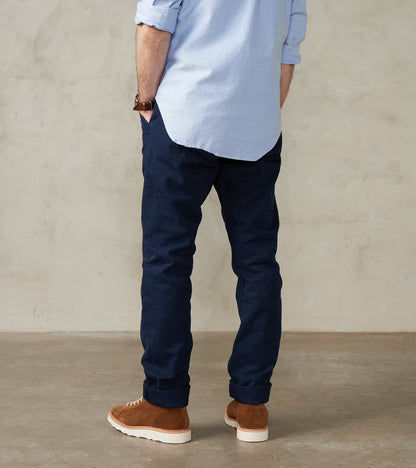 Workers Chino - 14oz Japanese Military Slub Canvas - Navy