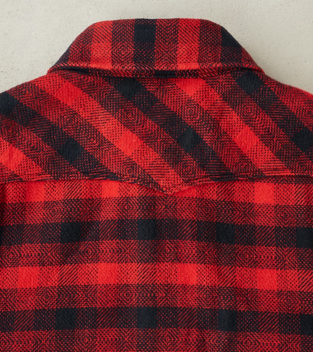 Scout - Japanese Flannel - Furnace Red Plaid