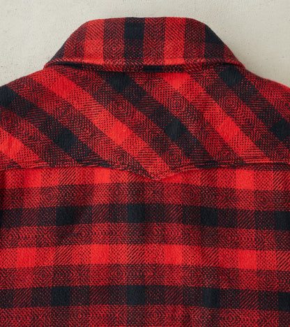 Scout - Japanese Flannel - Furnace Red Plaid