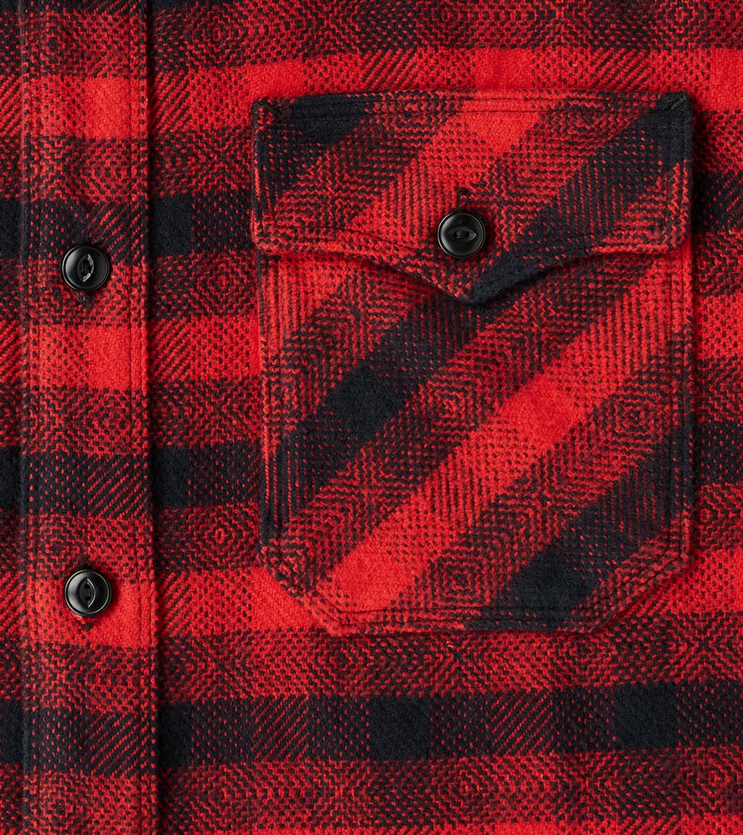 Scout - Japanese Flannel - Furnace Red Plaid