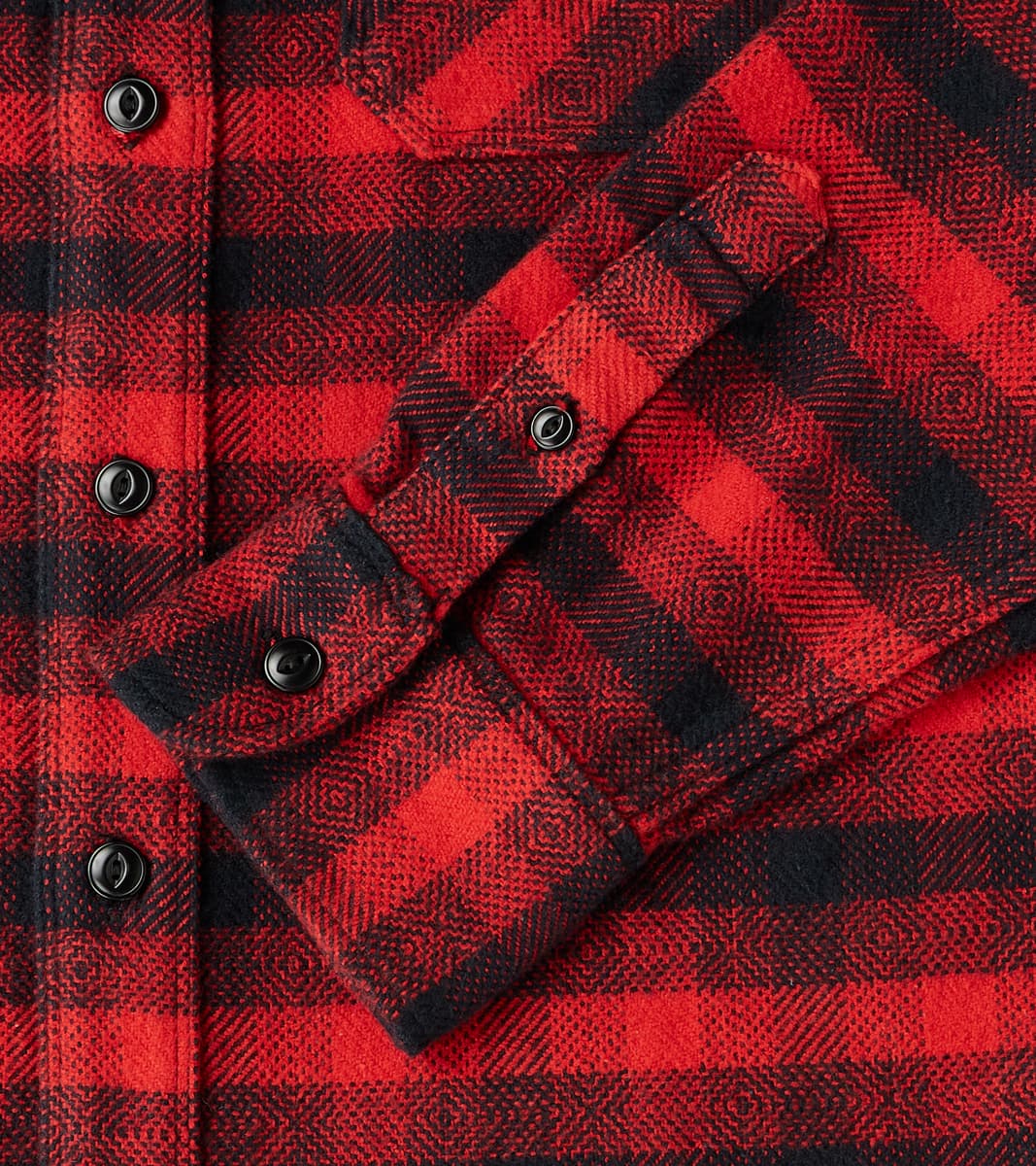 Scout - Japanese Flannel - Furnace Red Plaid