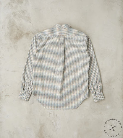 Japanese Brushed Dobby Check - Ecru