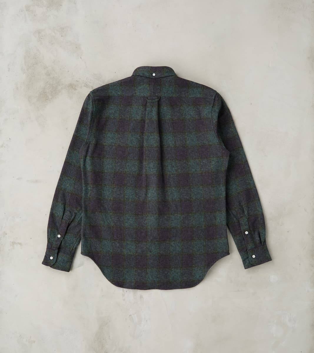 Japanese Cotton Tweed Check - Navy