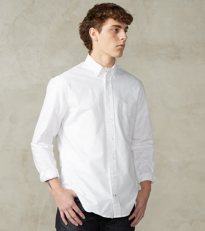 Gitman Vintage x Division Road Cambridge Oxford - White