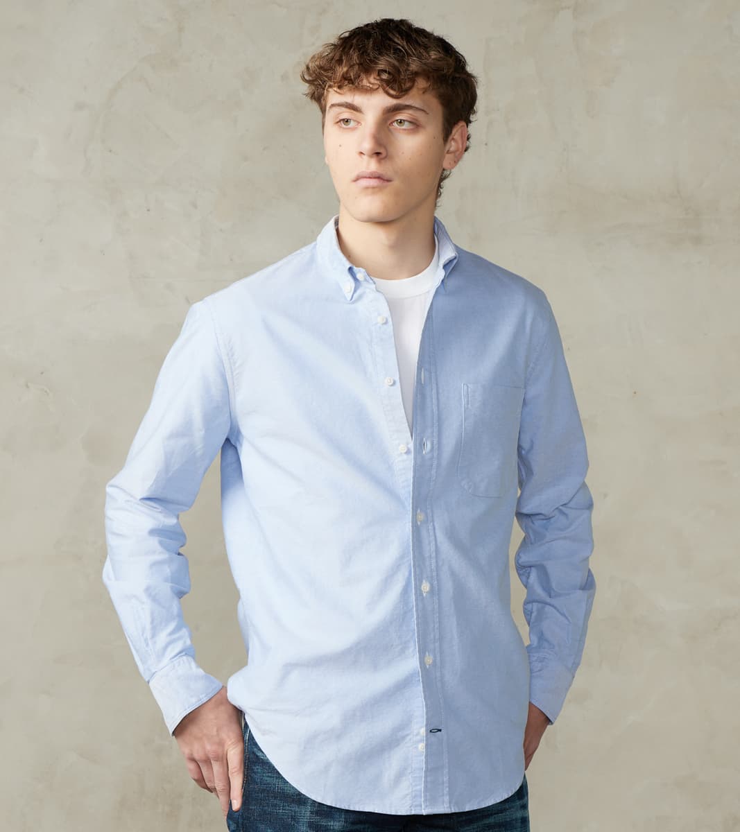 Gitman Vintage x Division Road Cambridge Oxford - Blue