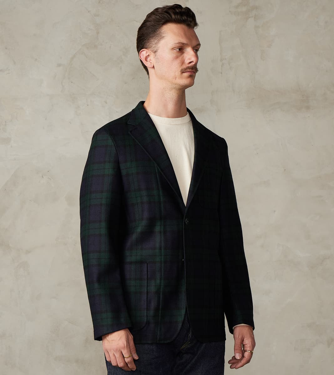 Gitman Vintage x Division Road Simple Jacket - Fox Brothers® Wool Twil…