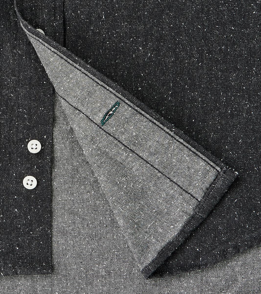 Japanese Silk Slub Denim - Charcoal
